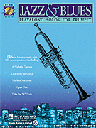 JAZZ AND BLUES TRUMPET-Book with Online Audio cover